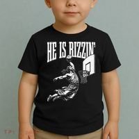 He Is Funny Rizzin Basketball Gift Toddler T-Shirt thumb 2