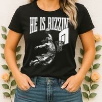 He Is Funny Rizzin Basketball Gift Women's T-Shirt thumb 2