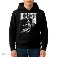 He Is Funny Rizzin Basketball Gift Kids Hoodie thumb 4