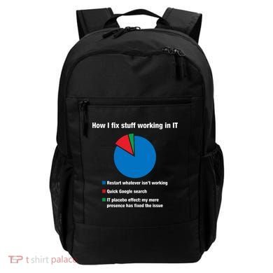 How I Fix Stuff Working In IT, Tech Support Geek Nerd Gift Backpack