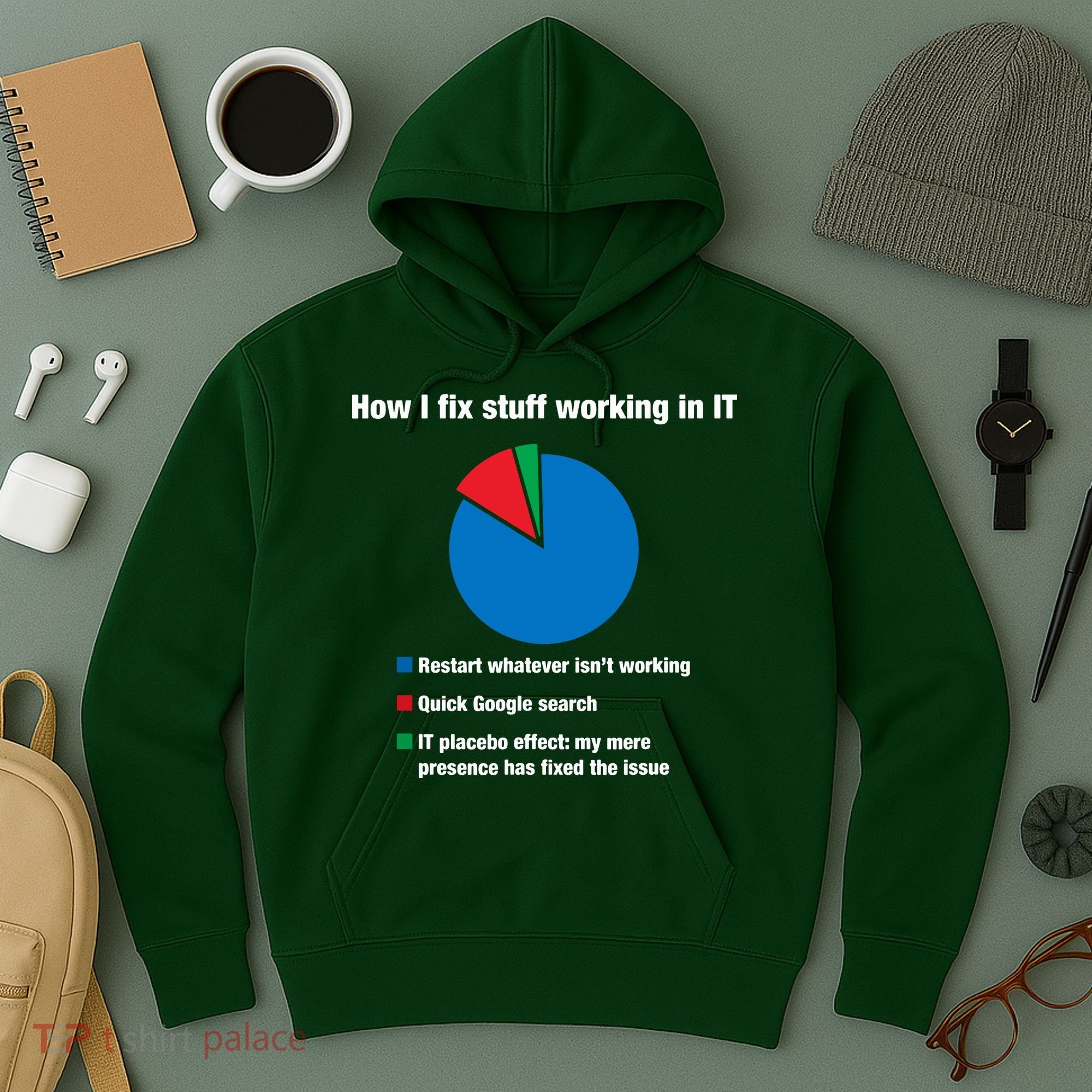 How I Fix Stuff Working In IT, Tech Support Geek Nerd Gift Hoodie