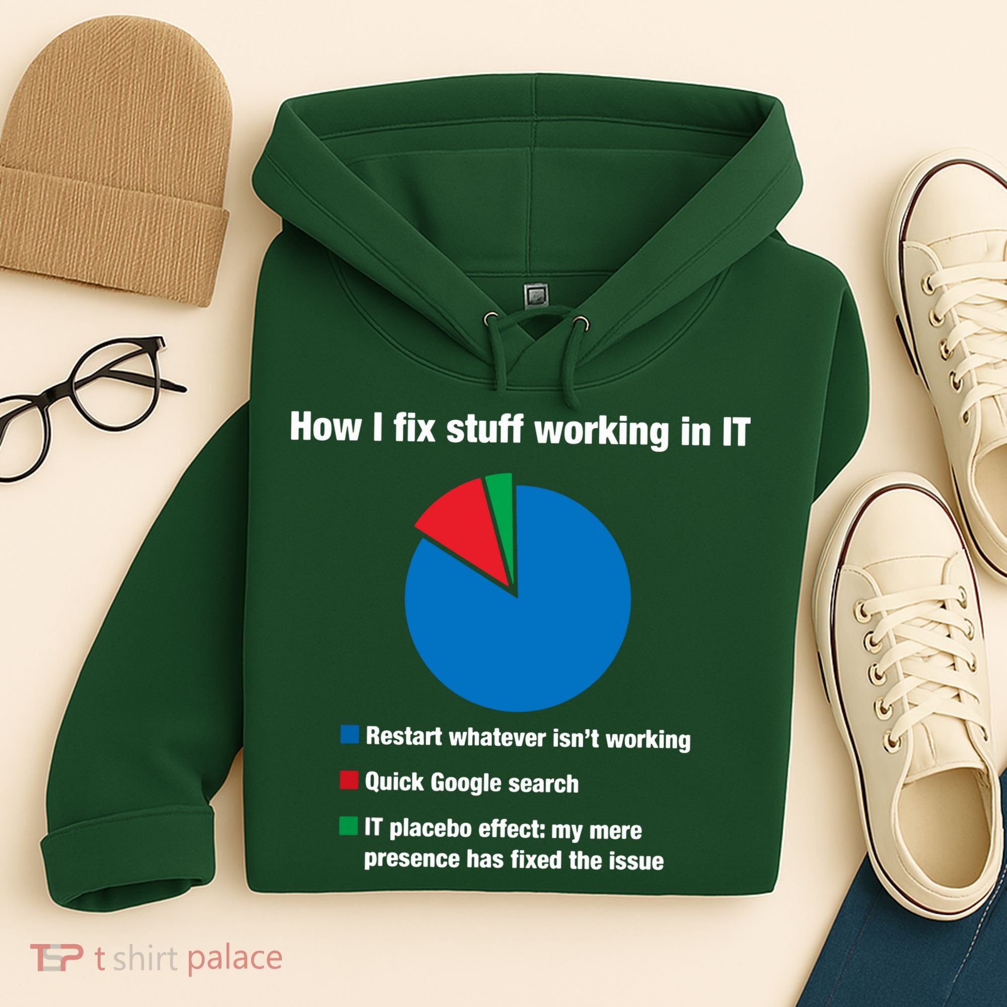 How I Fix Stuff Working In IT, Tech Support Geek Nerd Gift Hoodie