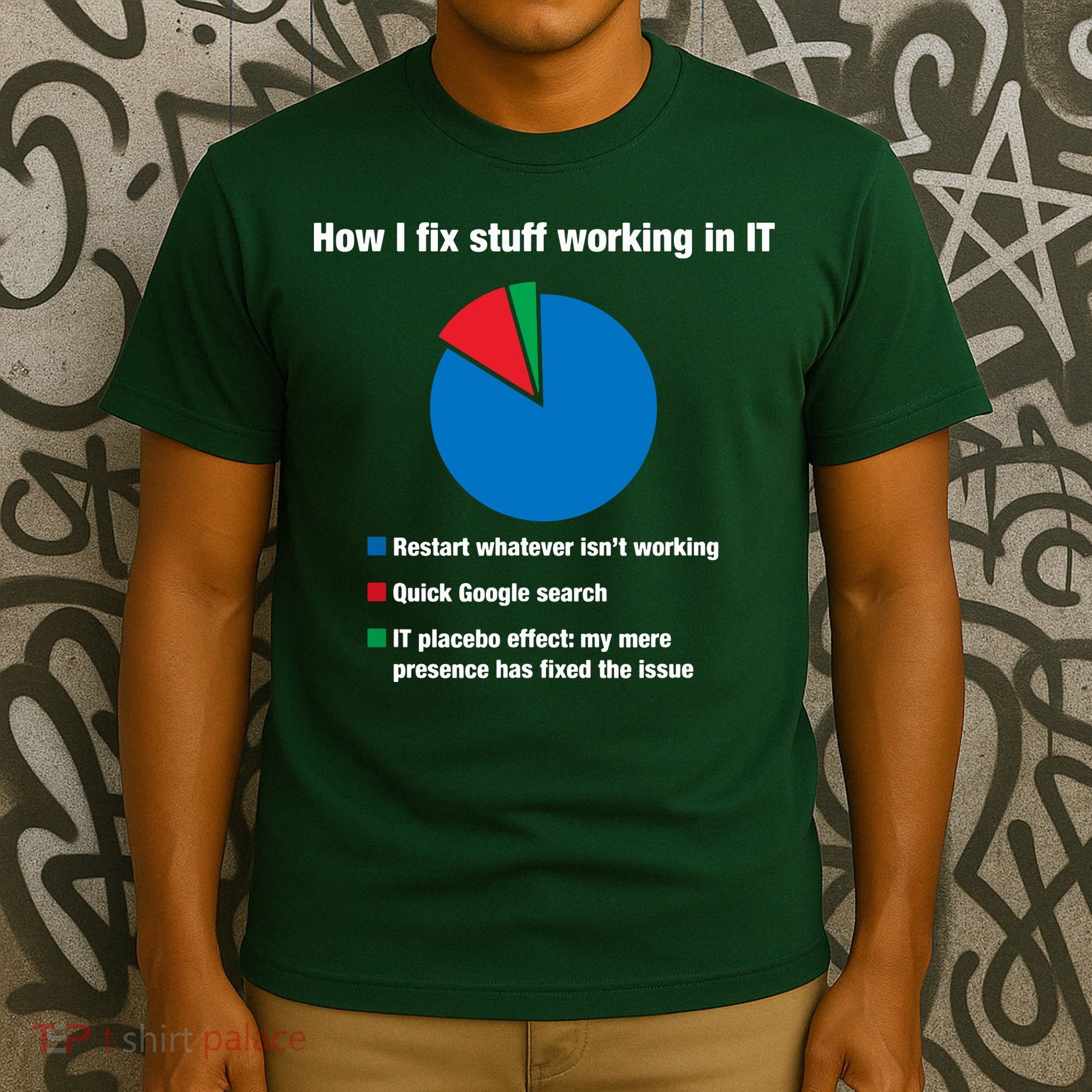 How I Fix Stuff Working In IT, Tech Support Geek Nerd Gift T-Shirt