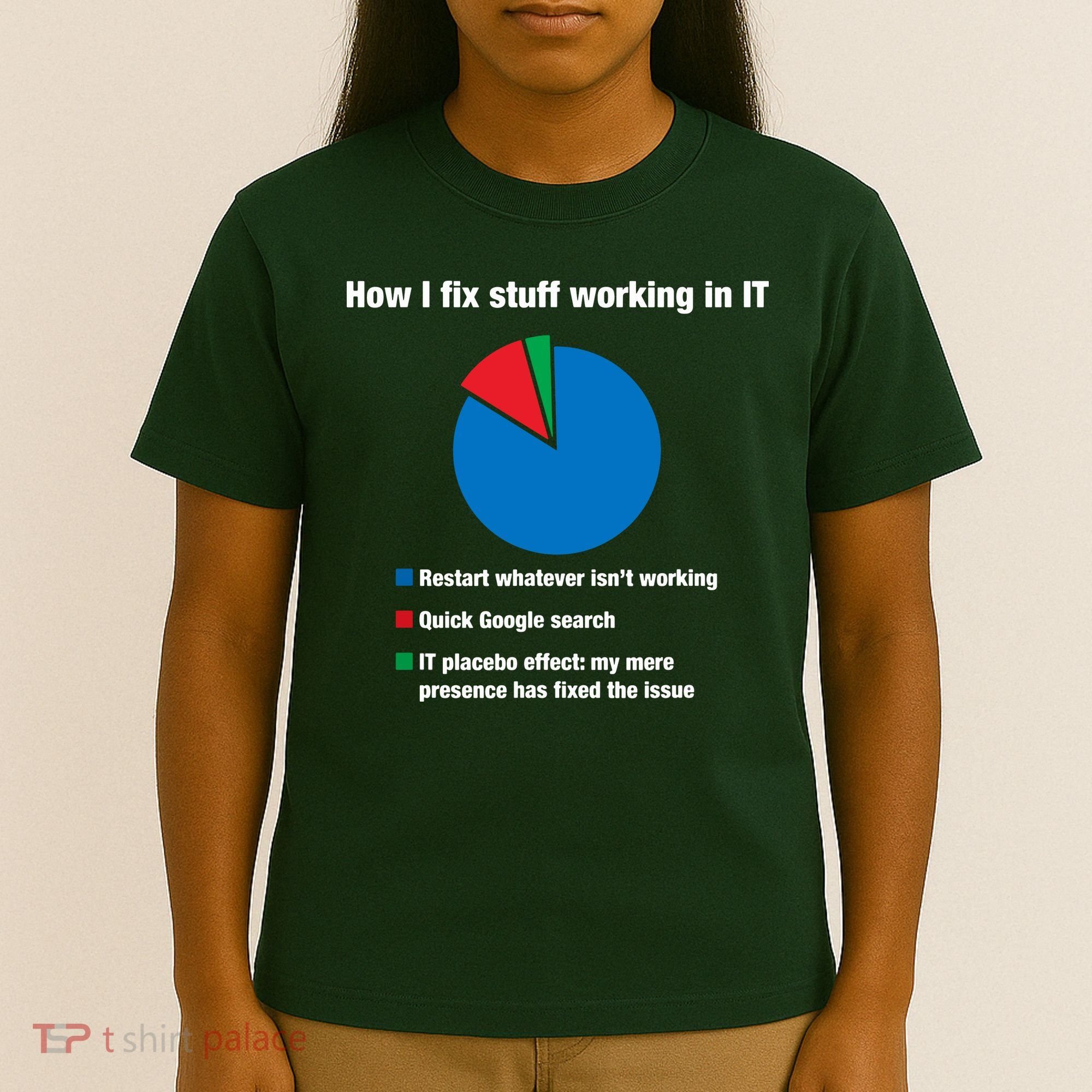 How I Fix Stuff Working In IT, Tech Support Geek Nerd Gift T-Shirt