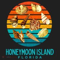 Honeymoon Island Florida Beach Shells Novelty Funny Gift Beanie thumb 2