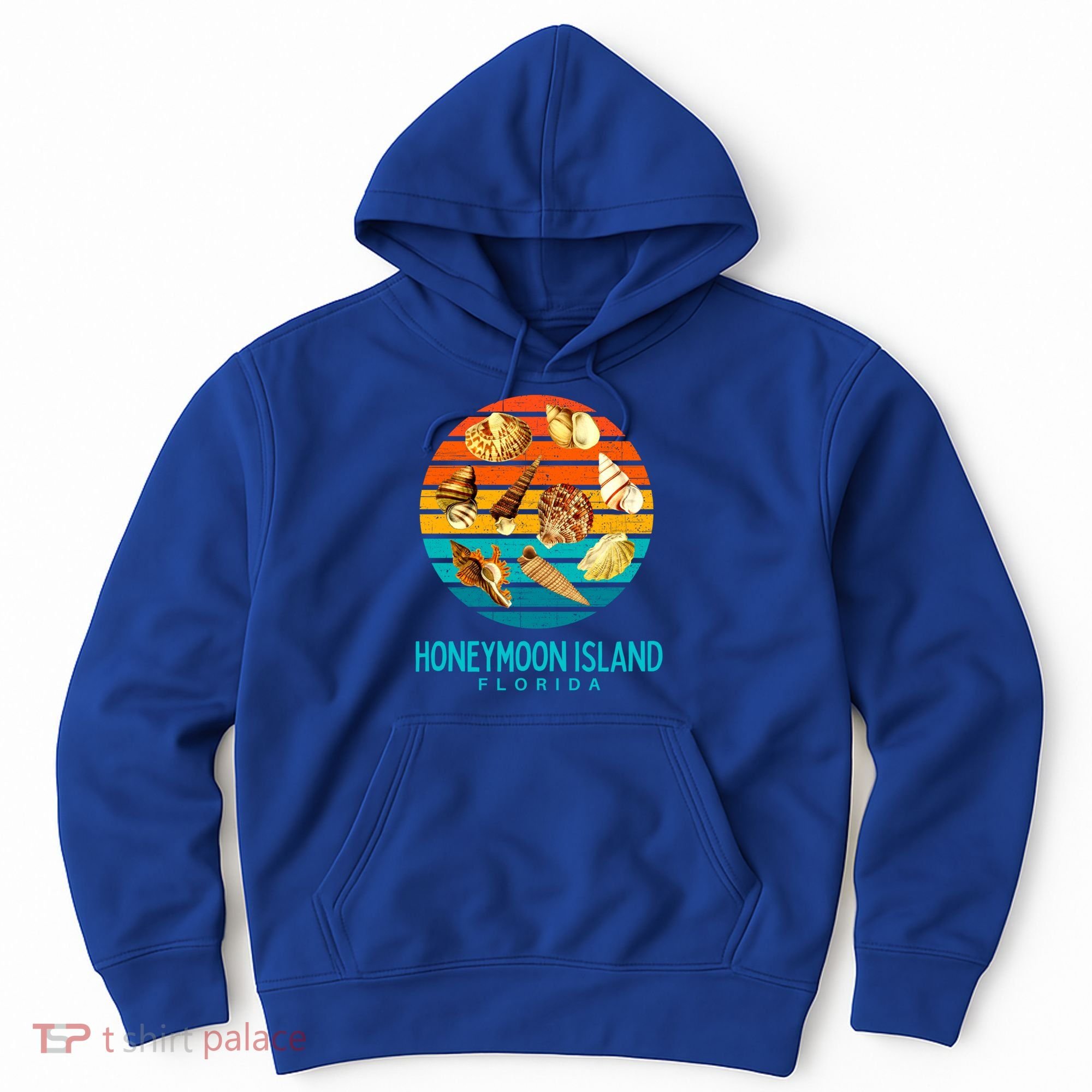 Honeymoon Island Florida Beach Shells Novelty Funny Gift Hoodie