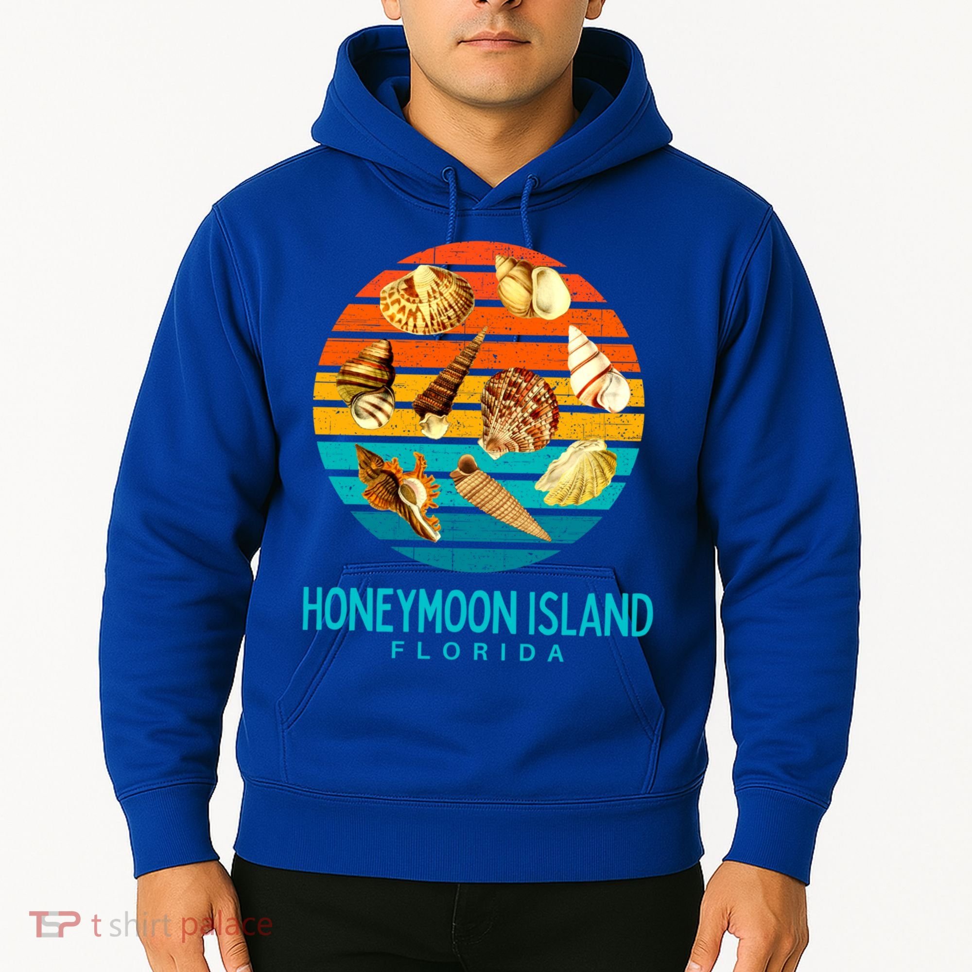 Honeymoon Island Florida Beach Shells Novelty Funny Gift Hoodie