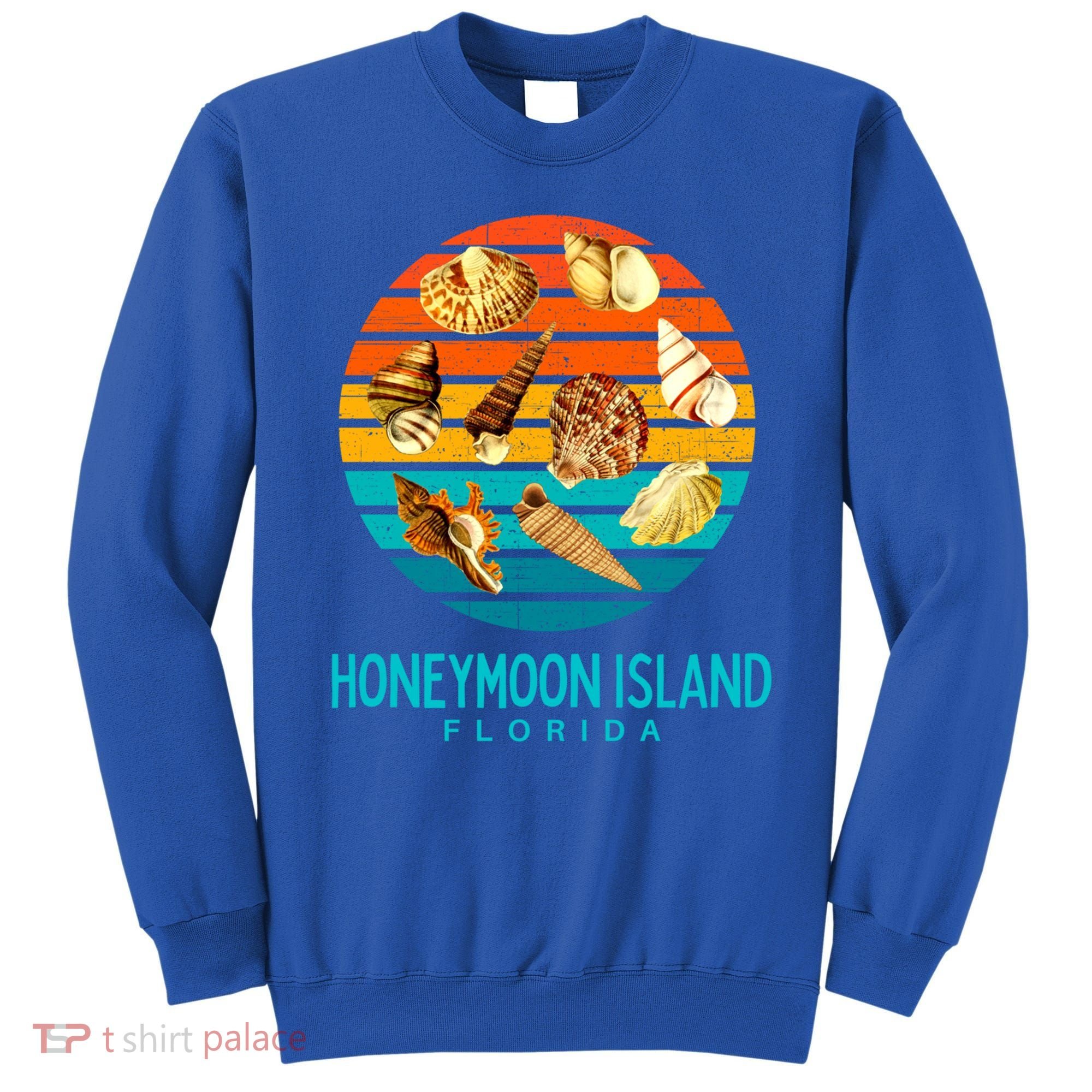 Honeymoon Island Florida Beach Shells Novelty Funny Gift Sweatshirt