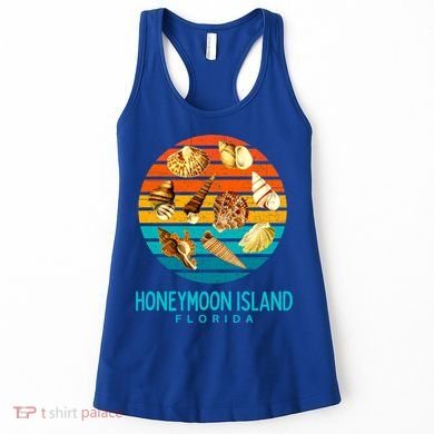 Honeymoon Island Florida Beach Shells Novelty Funny Gift Women's Tank Top
