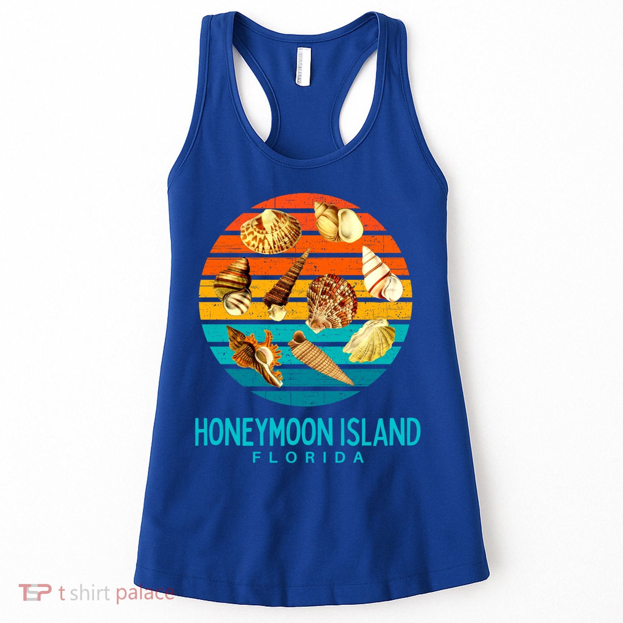 Honeymoon Island Florida Beach Shells Novelty Funny Gift Women's Tank Top