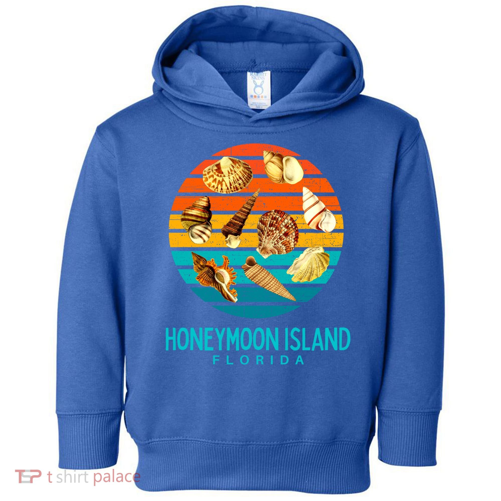 Honeymoon Island Florida Beach Shells Novelty Funny Gift Toddler Hoodie