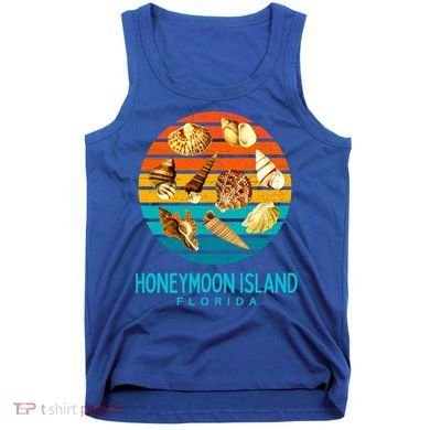 Honeymoon Island Florida Beach Shells Novelty Funny Gift Tank Top