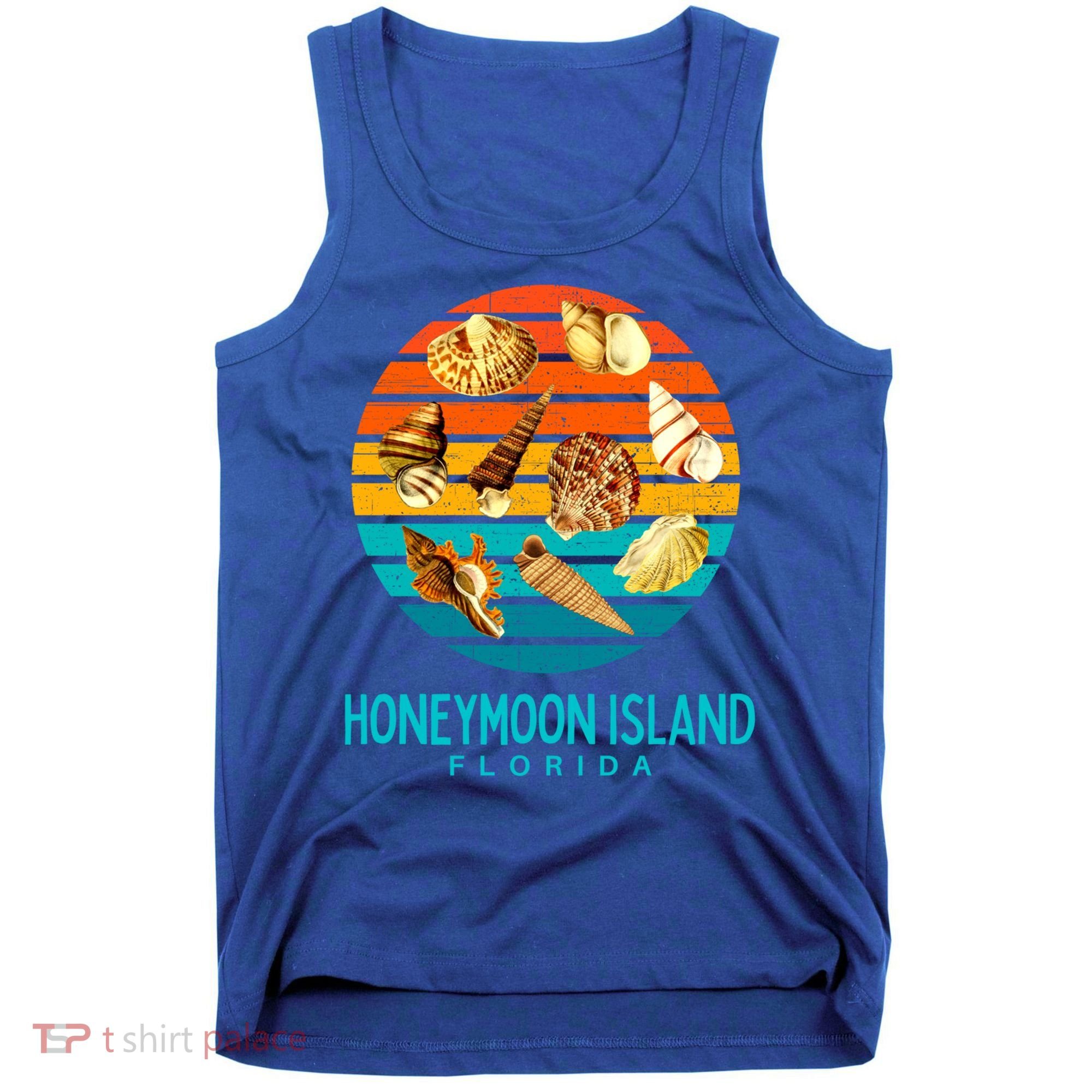 Honeymoon Island Florida Beach Shells Novelty Funny Gift Tank Top
