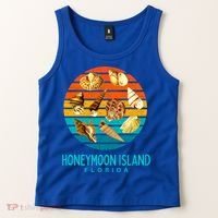 Honeymoon Island Florida Beach Shells Novelty Funny Gift Tank Top thumb 2