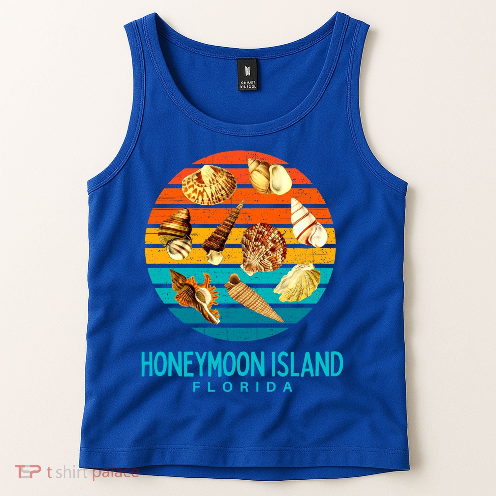 Honeymoon Island Florida Beach Shells Novelty Funny Gift Tank Top