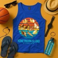 Honeymoon Island Florida Beach Shells Novelty Funny Gift Tank Top thumb 4