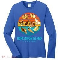 Honeymoon Island Florida Beach Shells Novelty Funny Gift Women's Long Sleeve Shirt thumb 0
