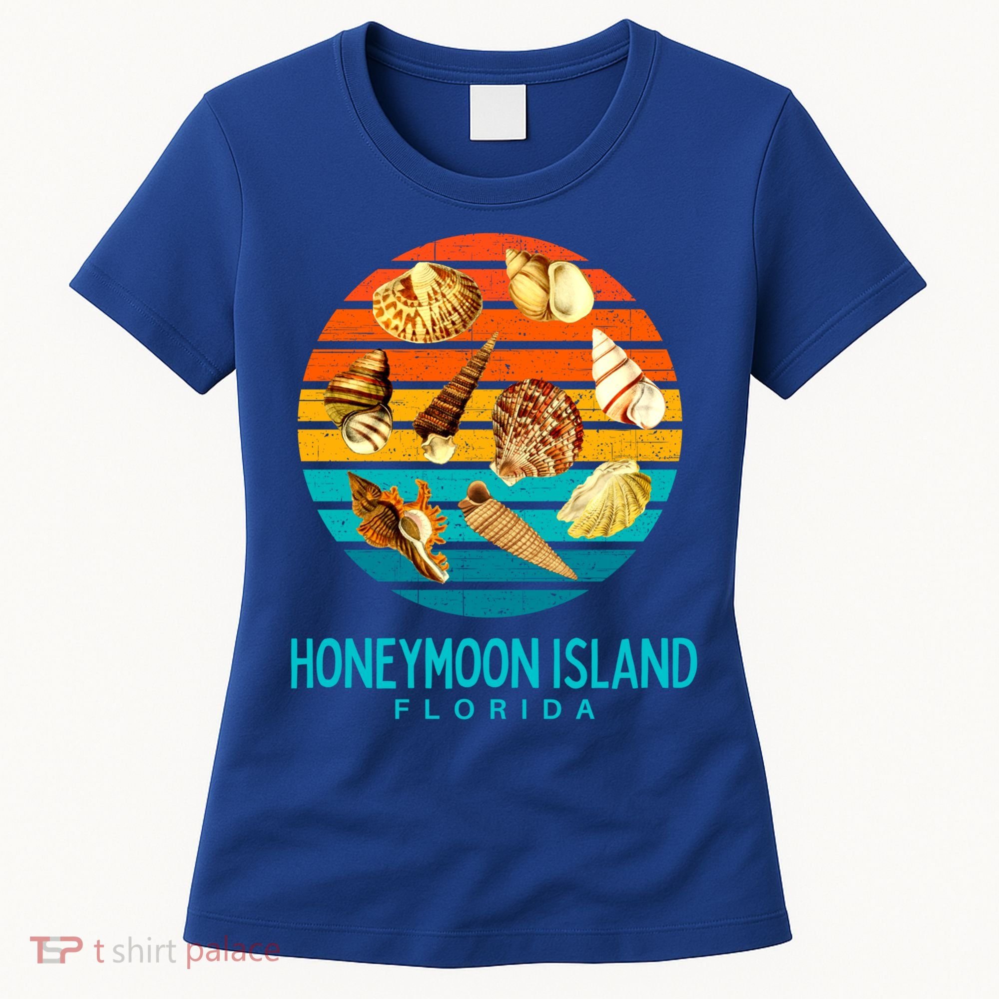 Honeymoon Island Florida Beach Shells Novelty Funny Gift Women's T-Shirt