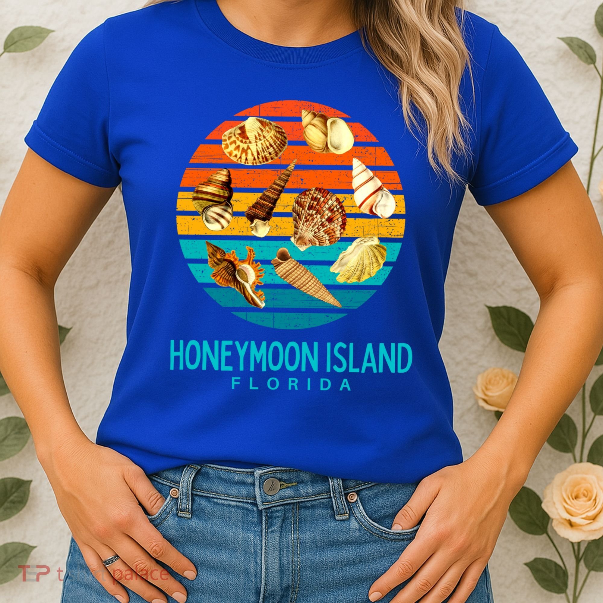 Honeymoon Island Florida Beach Shells Novelty Funny Gift Women's T-Shirt