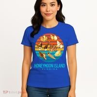 Honeymoon Island Florida Beach Shells Novelty Funny Gift Women's T-Shirt thumb 4