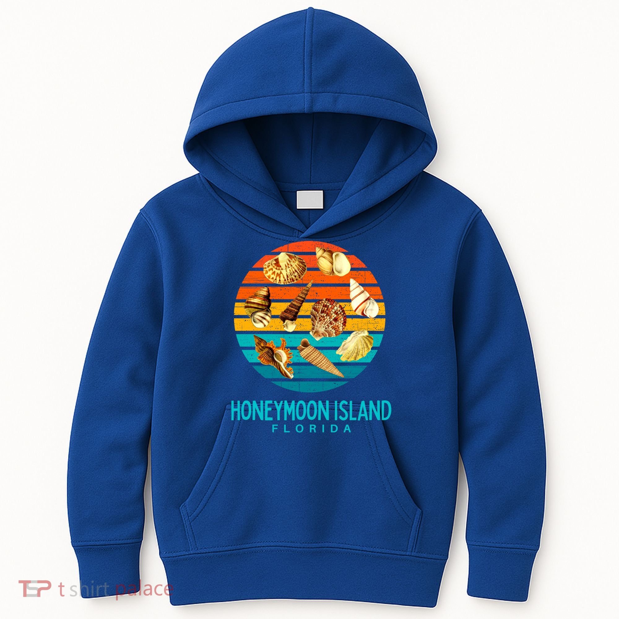 Honeymoon Island Florida Beach Shells Novelty Funny Gift Kids Hoodie