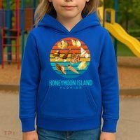 Honeymoon Island Florida Beach Shells Novelty Funny Gift Kids Hoodie thumb 3