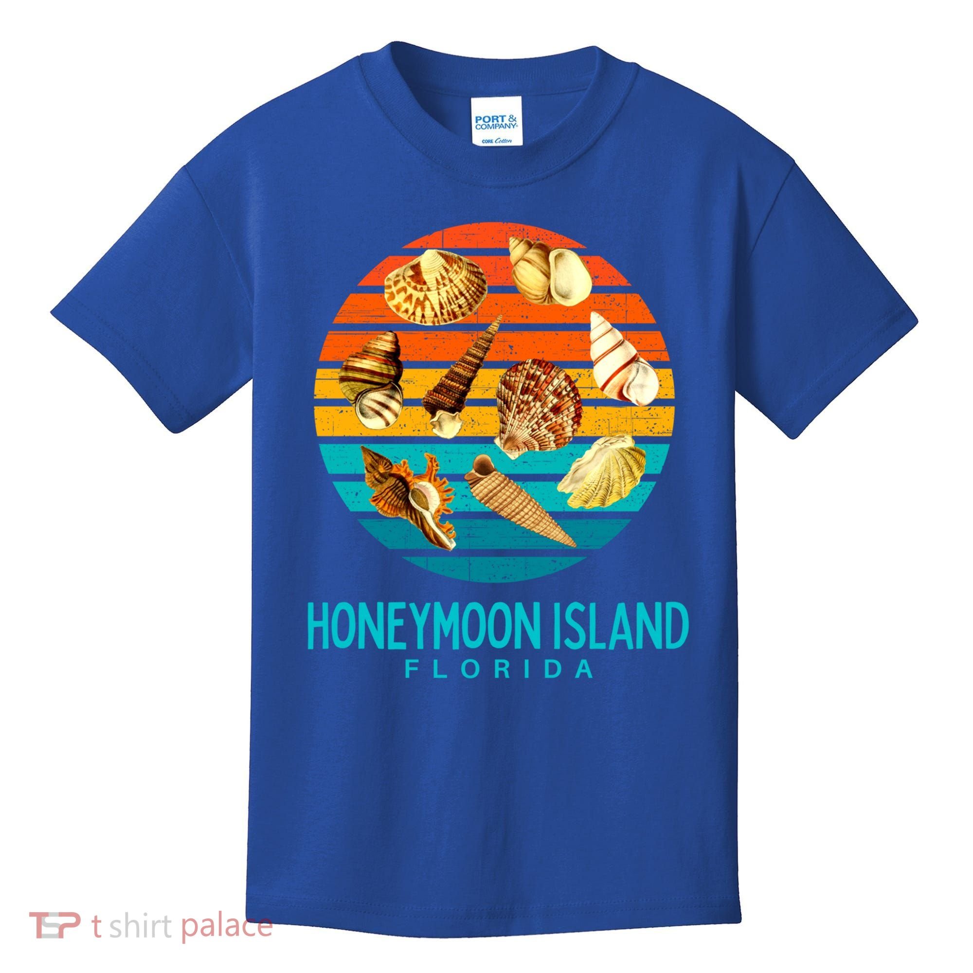 Honeymoon Island Florida Beach Shells Novelty Funny Gift Kids T-Shirt