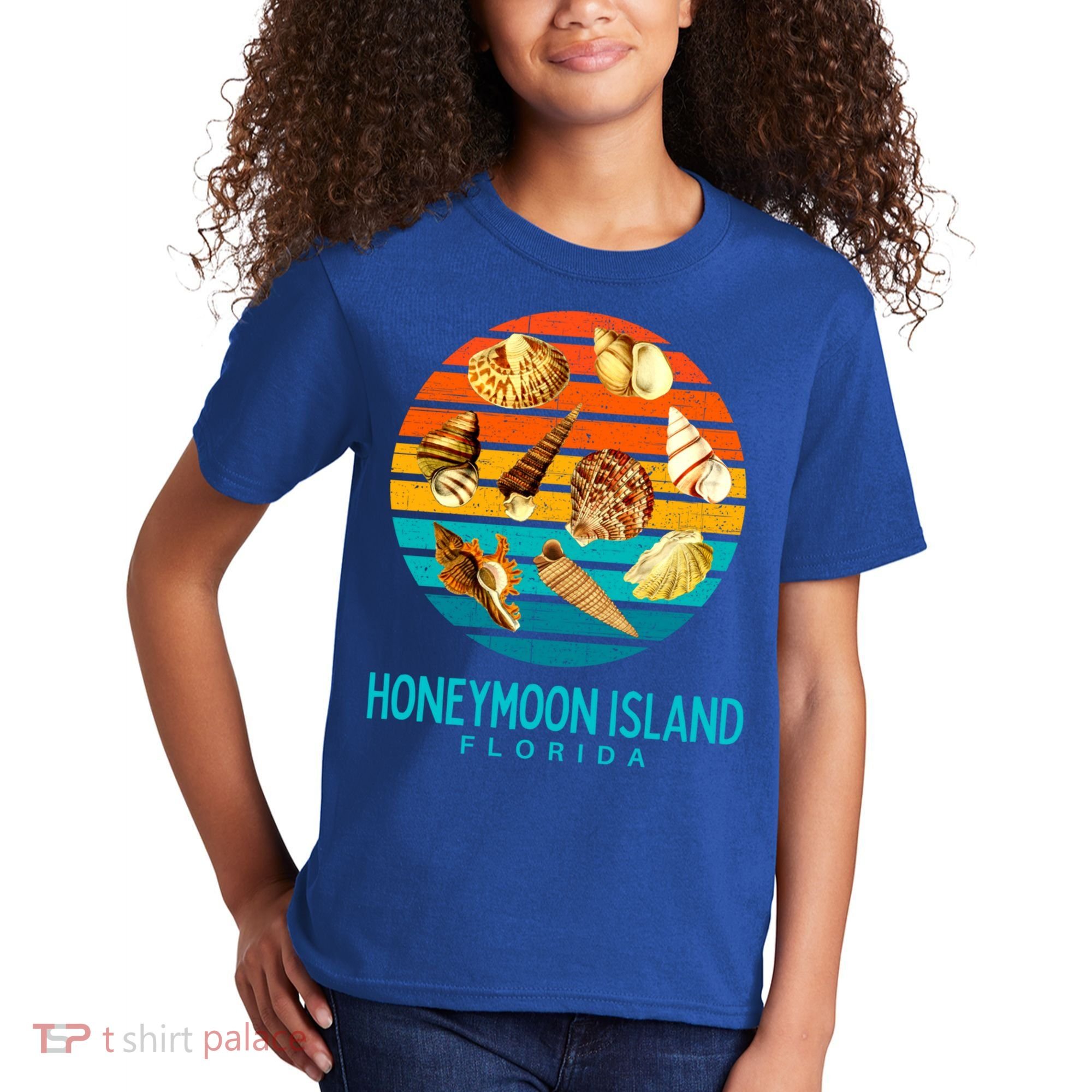 Honeymoon Island Florida Beach Shells Novelty Funny Gift Kids T-Shirt