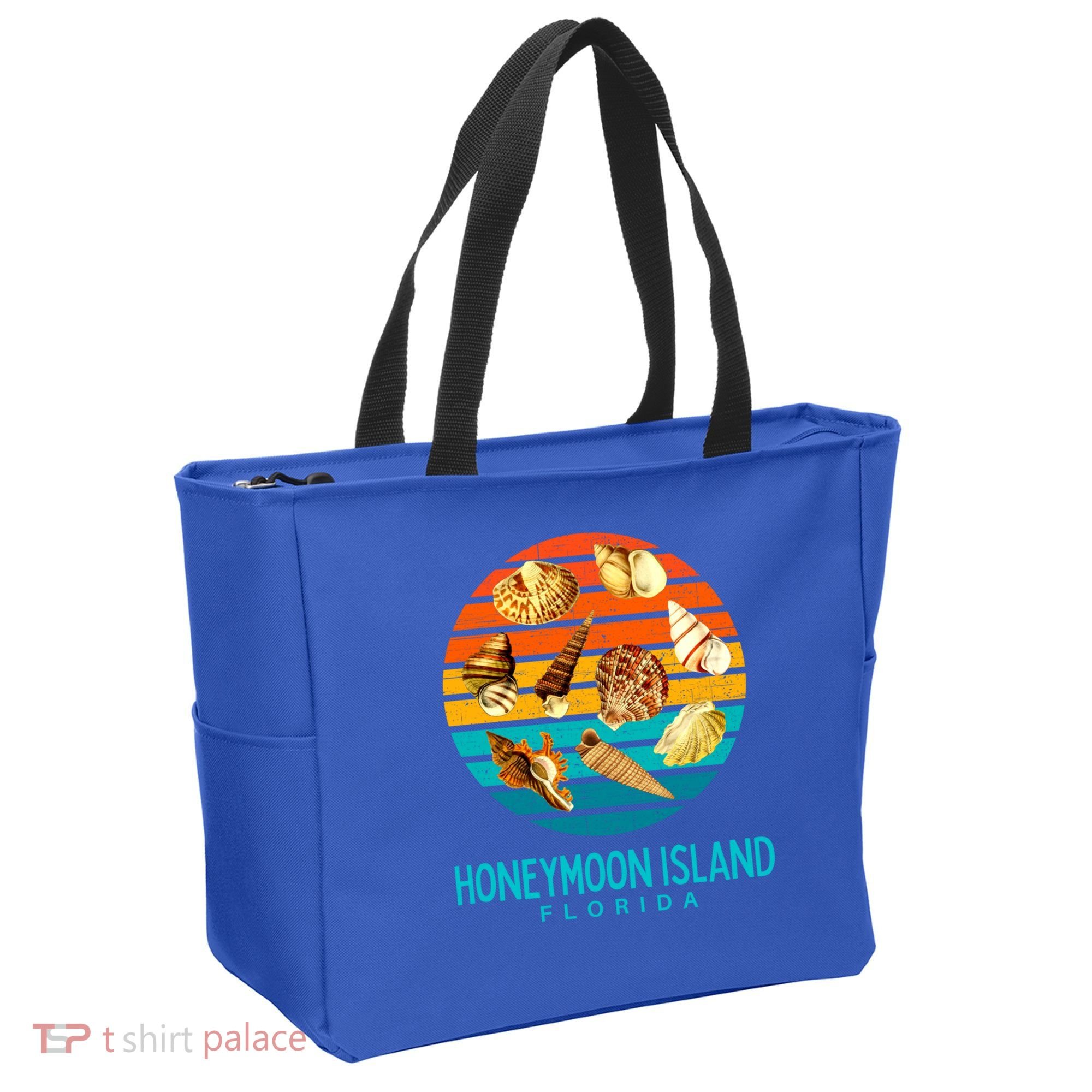 Honeymoon Island Florida Beach Shells Novelty Funny Gift Tote Bag
