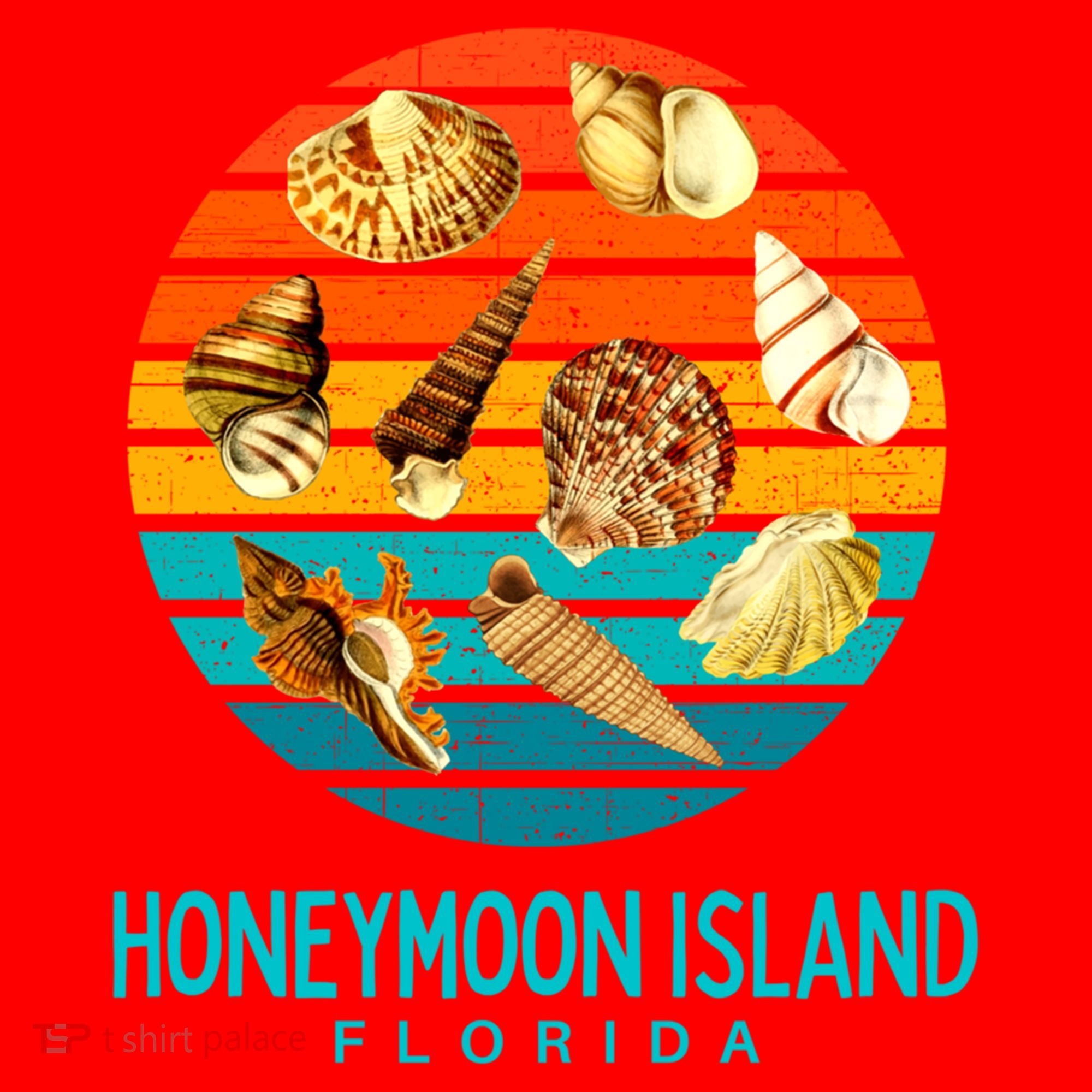 Honeymoon Island Florida Beach Shells Novelty Funny Gift Santa Hat