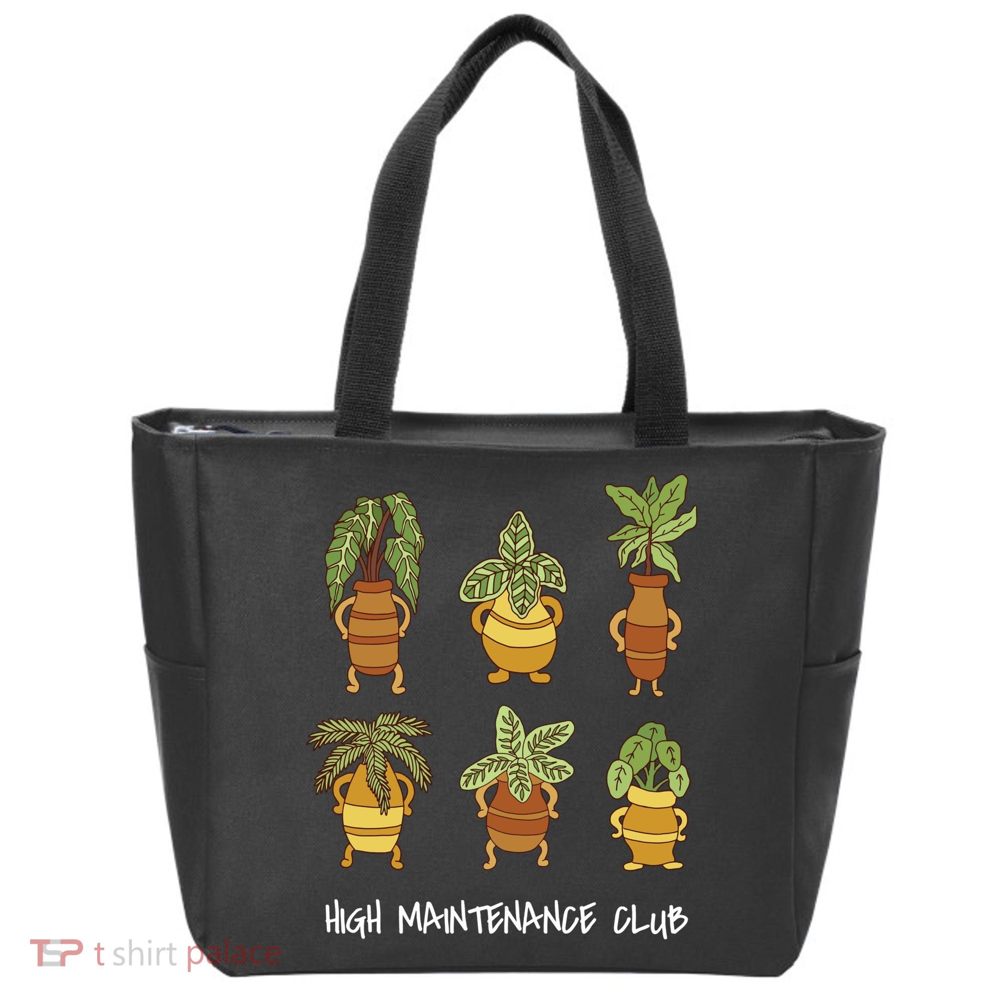 High Maintenance Club Plant Tote Bag