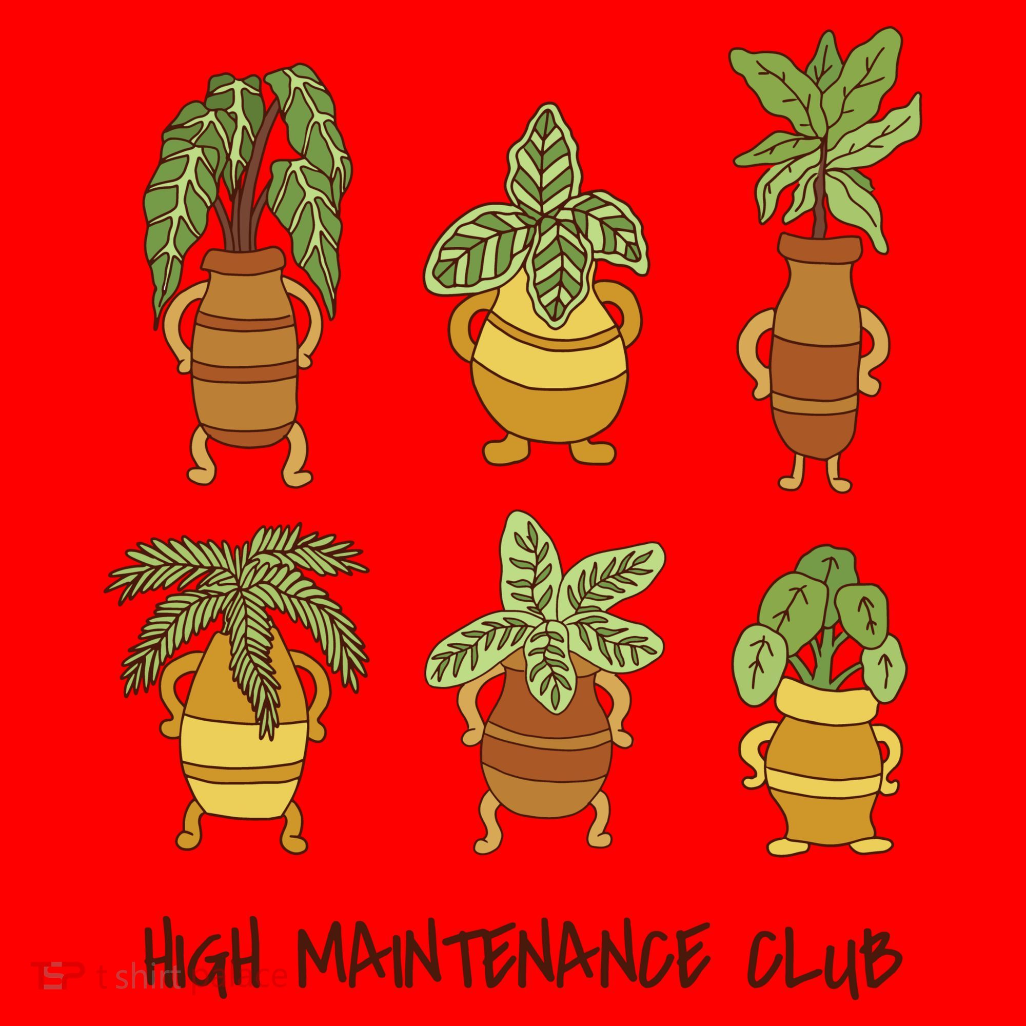 High Maintenance Club Plant Santa Hat