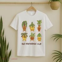 High Maintenance Club Plant T-Shirt thumb 2