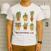 High Maintenance Club Plant T-Shirt thumb 6