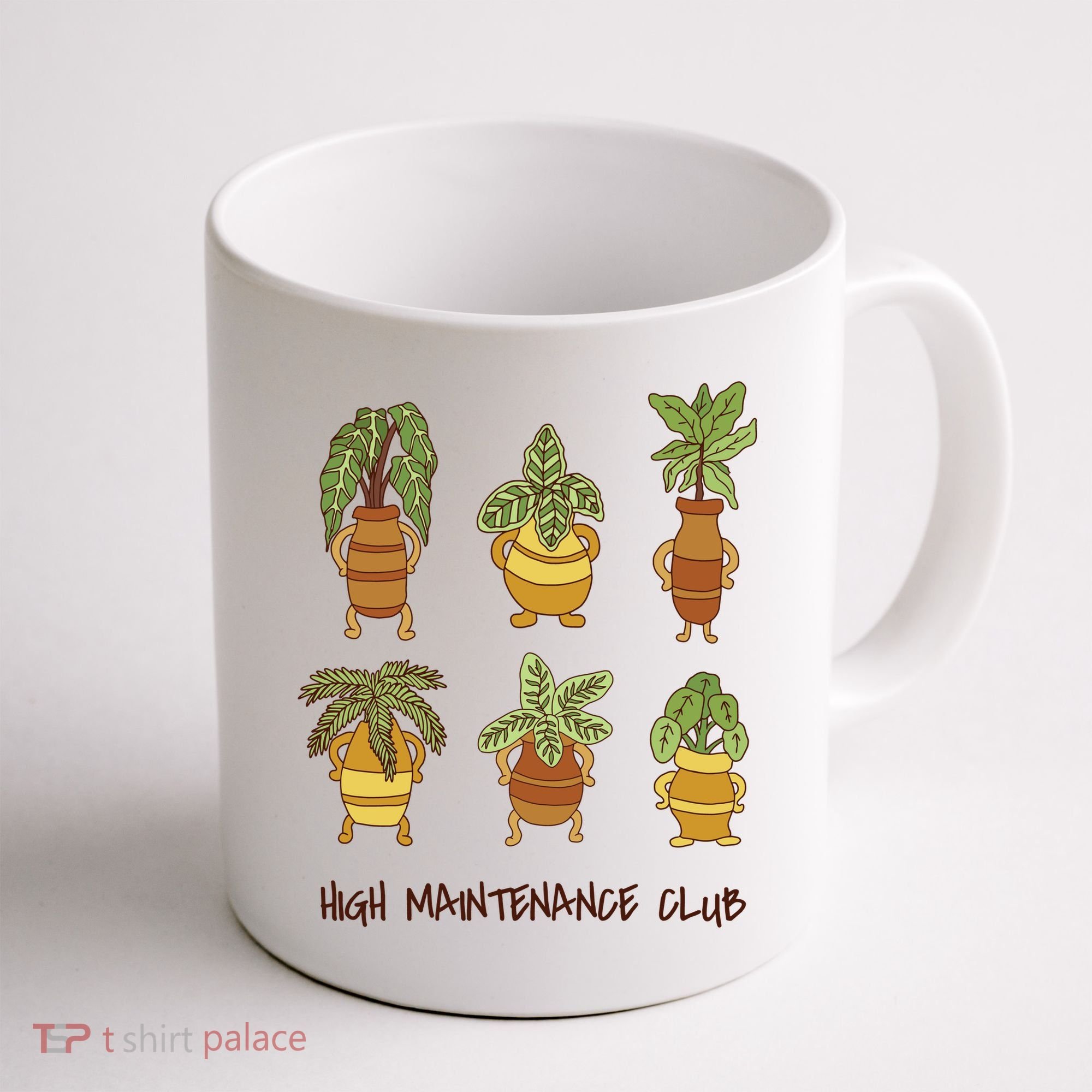 High Maintenance Club Plant Coffee Mug