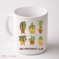 High Maintenance Club Plant Coffee Mug thumb 0