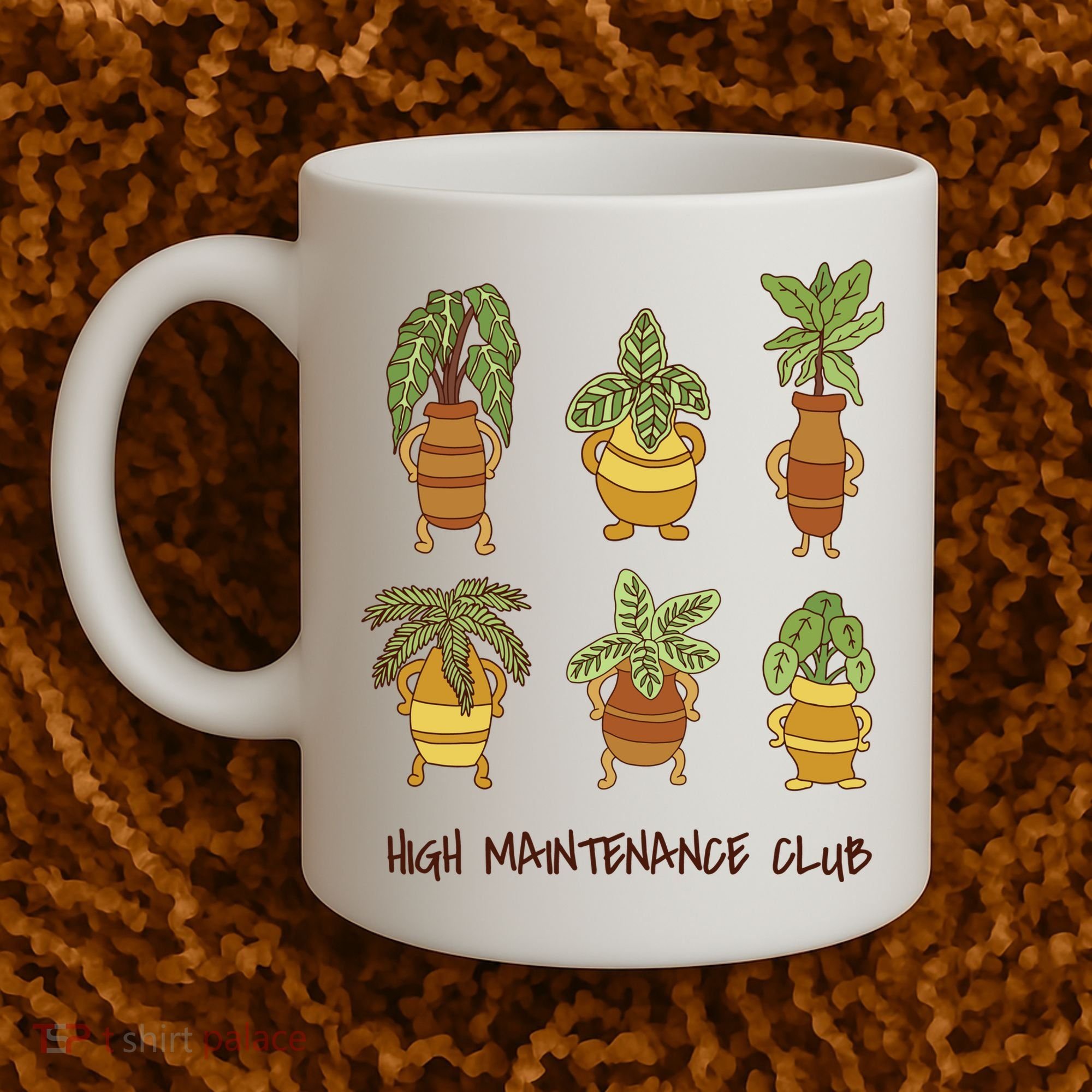 High Maintenance Club Plant Coffee Mug