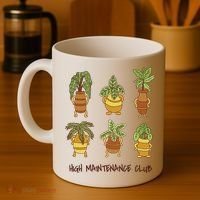 High Maintenance Club Plant Coffee Mug thumb 4