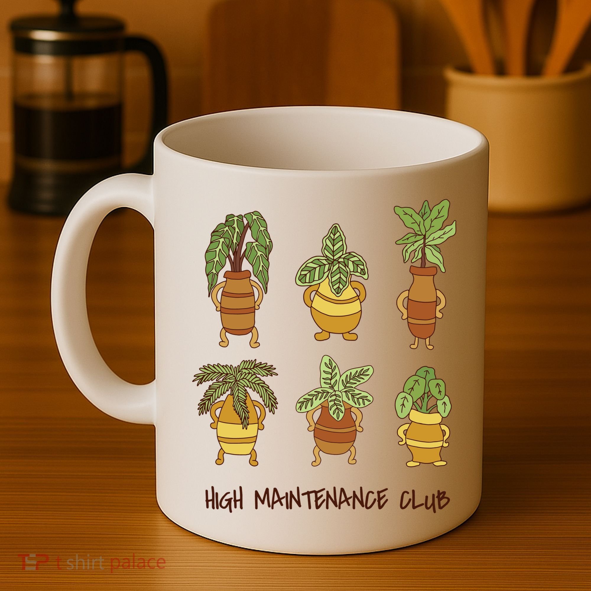 High Maintenance Club Plant Coffee Mug