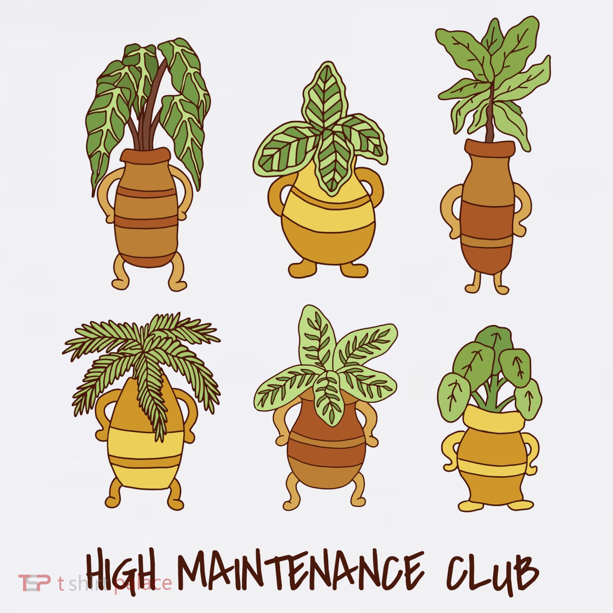 High Maintenance Club Plant Polo