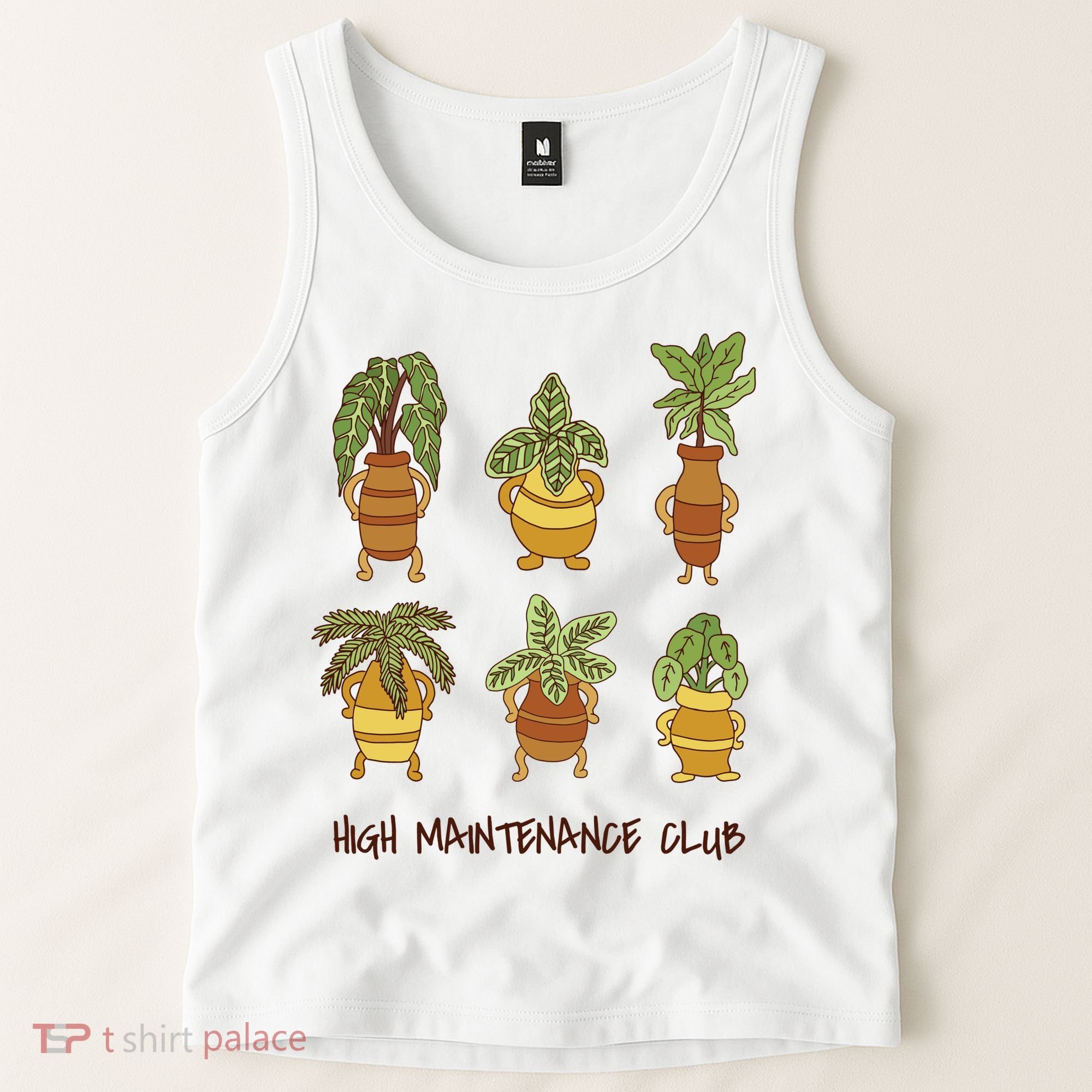 High Maintenance Club Plant Tank Top