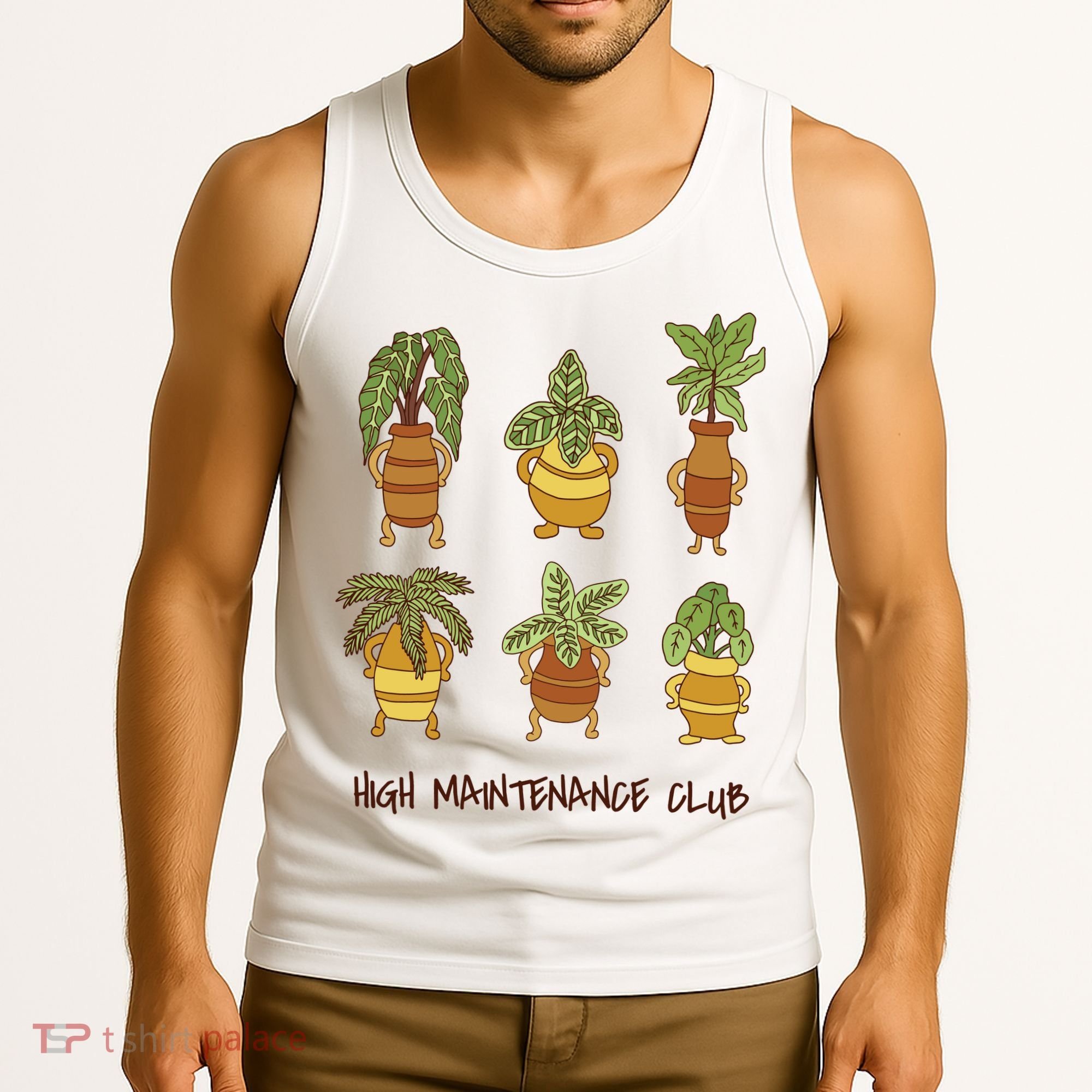 High Maintenance Club Plant Tank Top