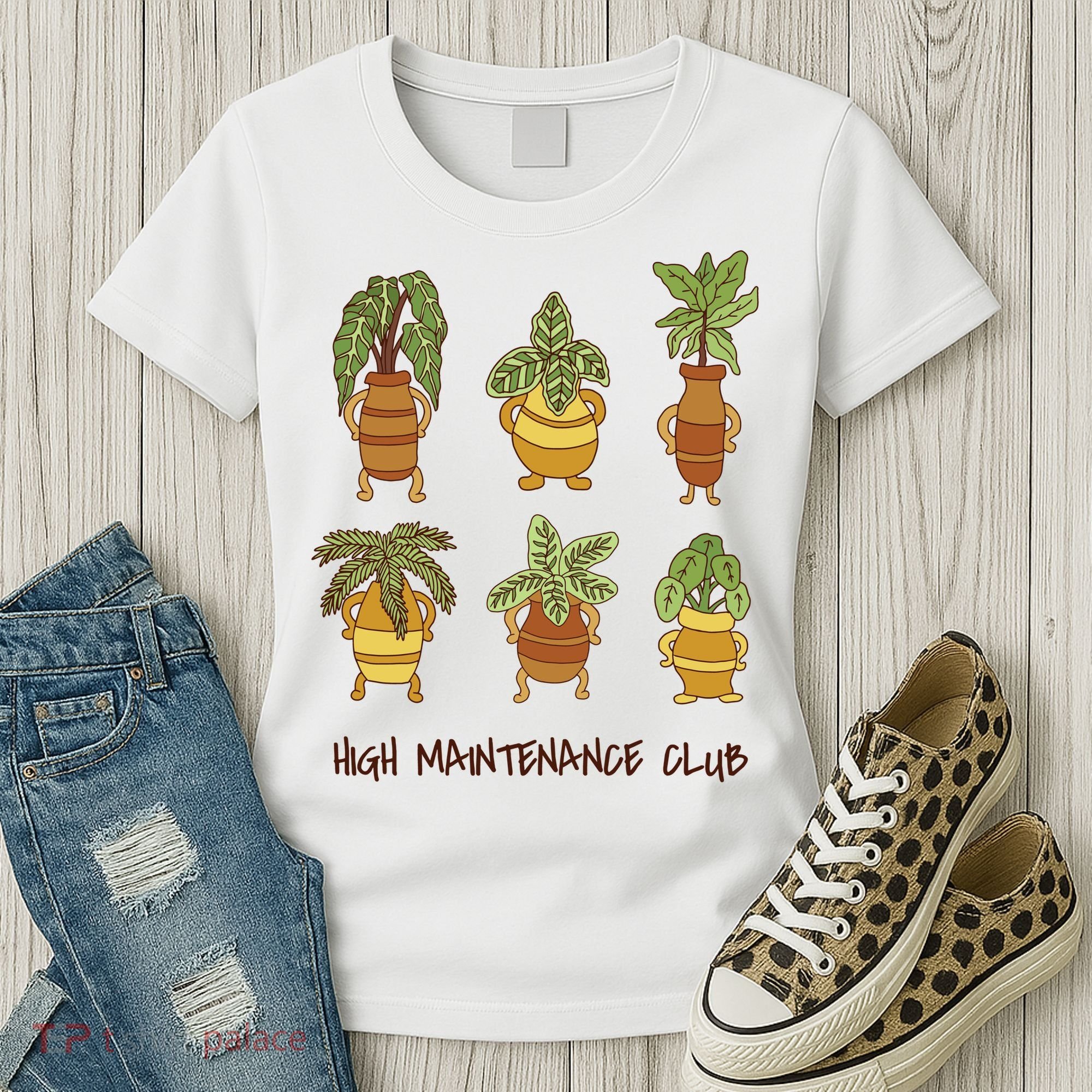 High Maintenance Club Plant Women's T-Shirt