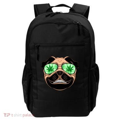 High Off Weed Smiling Pug Backpack