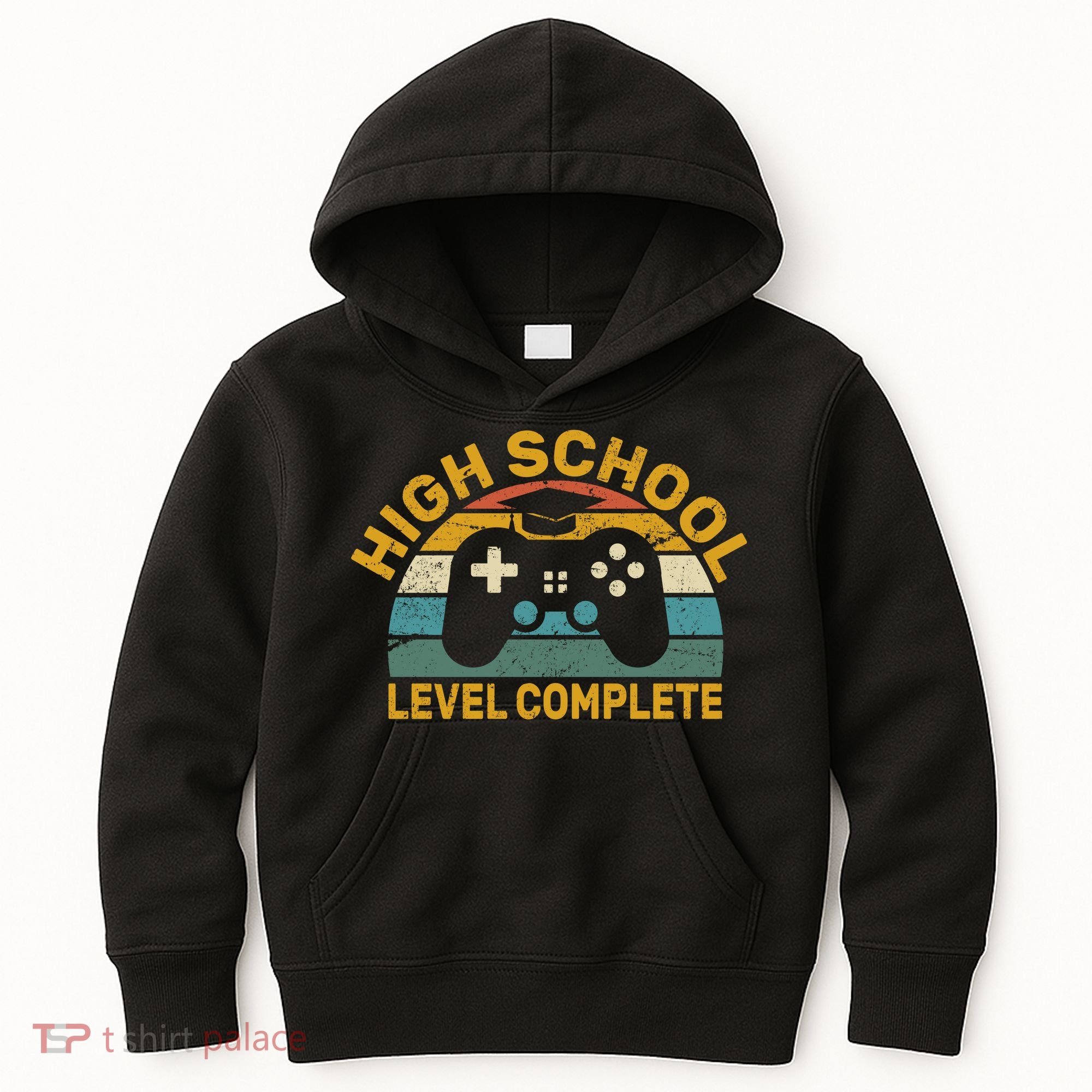 High School Grad Level Complete Kids Hoodie