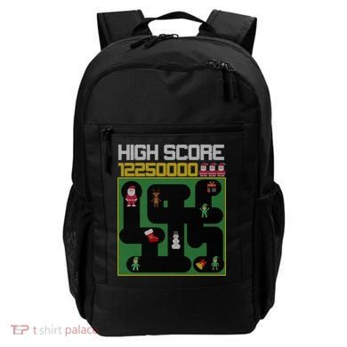 High Score 8-Bit Santa Game Ugly Christmas Backpack