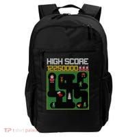 High Score 8-Bit Santa Game Ugly Christmas Backpack thumb 0