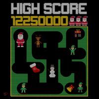 High Score 8-Bit Santa Game Ugly Christmas Coffee Mug thumb 5
