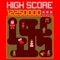 High Score 8-Bit Santa Game Ugly Christmas Doggie Tank thumb 4