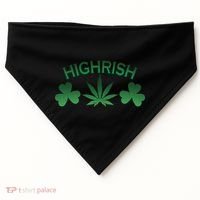 Highrish Irish Clover USA-Made Doggie Bandana thumb 0